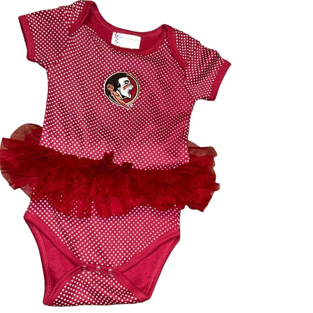 𝅺girls Florida state seminoles cheerleader one piece tutu 18 months toddler kid